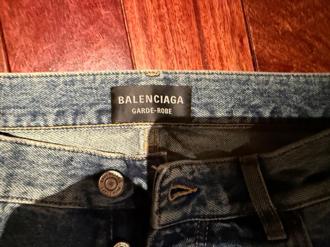 BALENCIAGA Baggy Denim Pants Blue S #PCL8HL