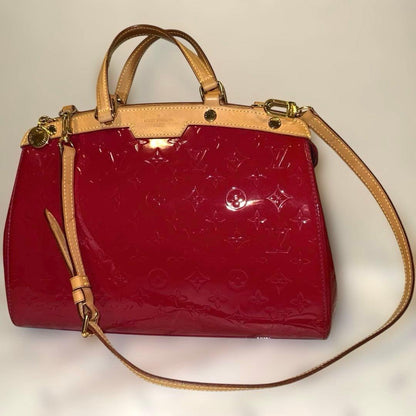Louis Vuitton Vernis Blair MM Red Handbag DR0143 #QYDXRV