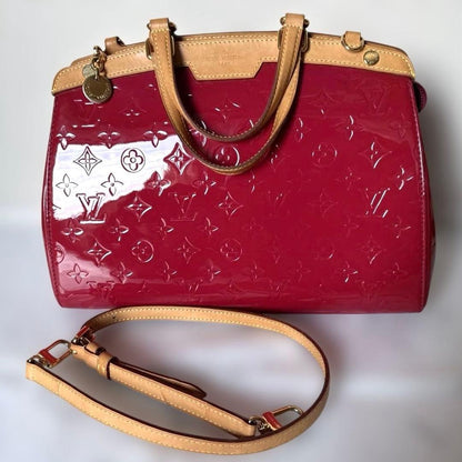 Louis Vuitton Vernis Blair MM Red Handbag DR0143 #QYDXRV