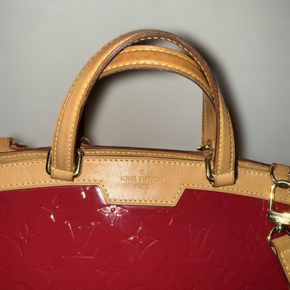 Louis Vuitton Vernis Blair MM Red Handbag DR0143 #QYDXRV