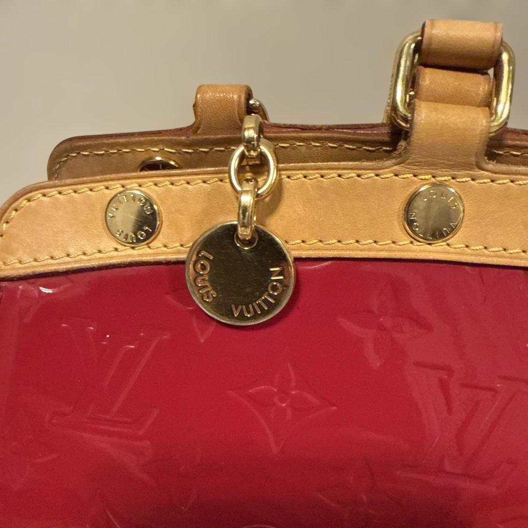 Louis Vuitton Vernis Blair MM Red Handbag DR0143 #QYDXRV
