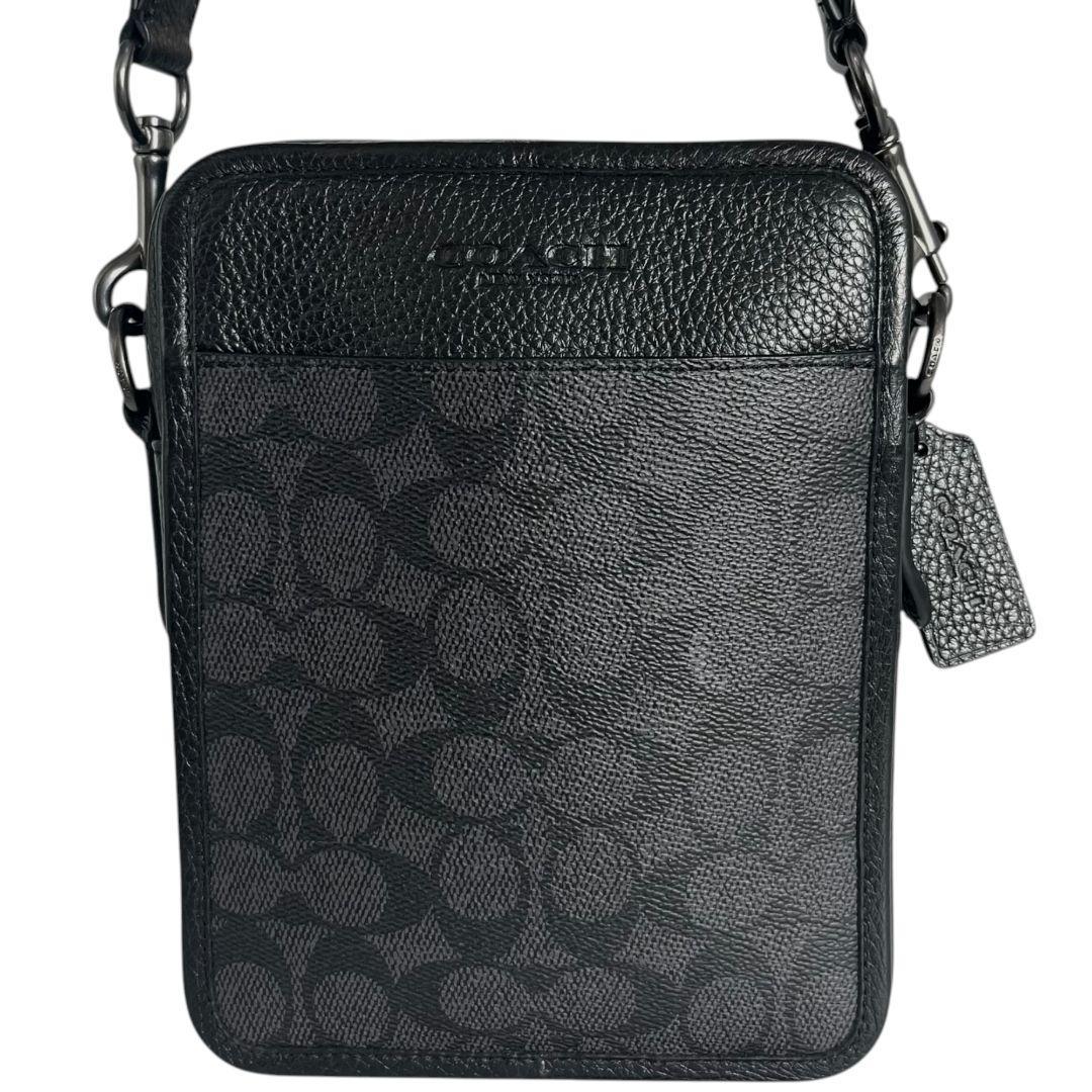 COACH Sullivan Shoulder Bag PVC Black #QYGAQG