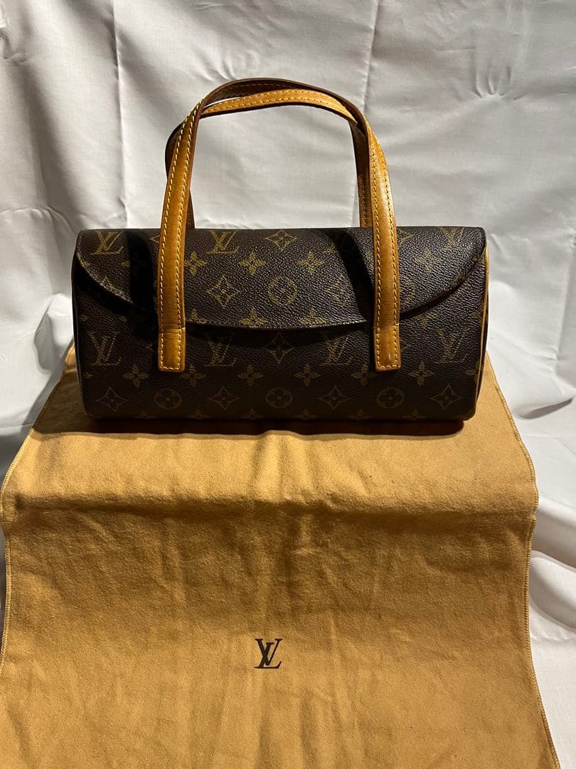 LOUIS VUITTON Sonatine Monogram Canvas Handbag M51902 France #QY4B56