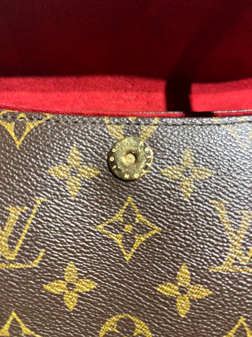 LOUIS VUITTON Sonatine Monogram Canvas Handbag M51902 France #QY4B56