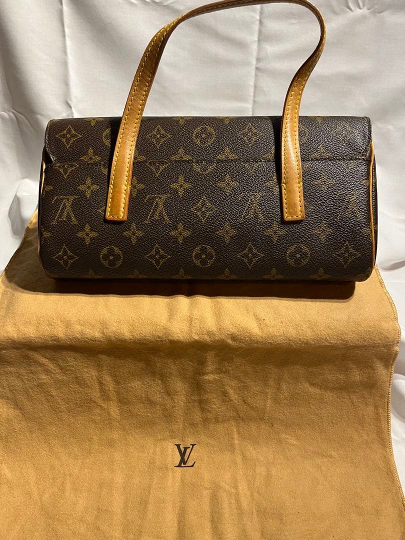 LOUIS VUITTON Sonatine Monogram Canvas Handbag M51902 France #QY4B56