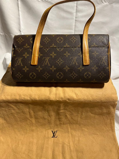 LOUIS VUITTON Sonatine Monogram Canvas Handbag M51902 France #QY4B56