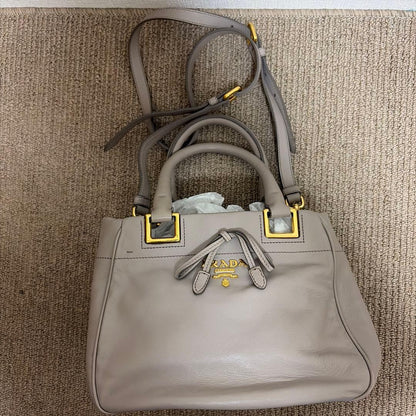 PRADA Mocha Handbag 25 #QY1S2S