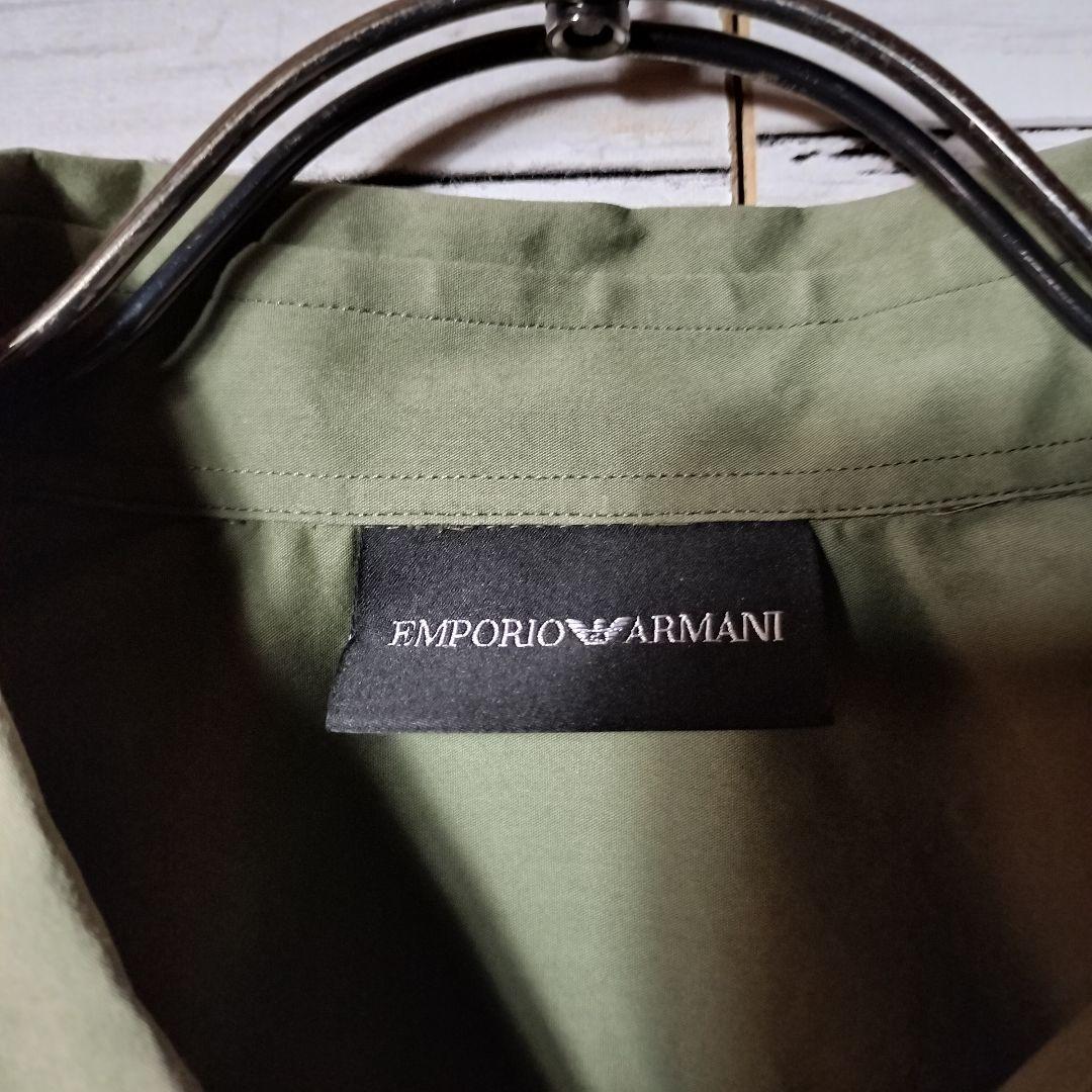 Emporio Armani EA long-sleeved cotton shirt with logo #QY2SN3