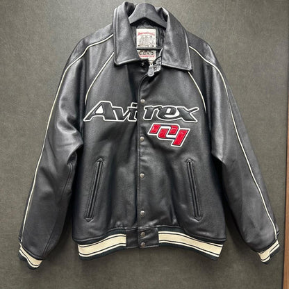 AVIREX COW LOGO VARSITY JACKET #QYB5MK