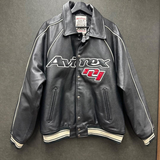 AVIREX COW LOGO VARSITY JACKET #QYB5MK