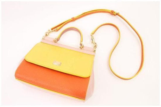 Dolce Gabbana Sicilian 2way Bicolor Yellow Pink #QY6VE5