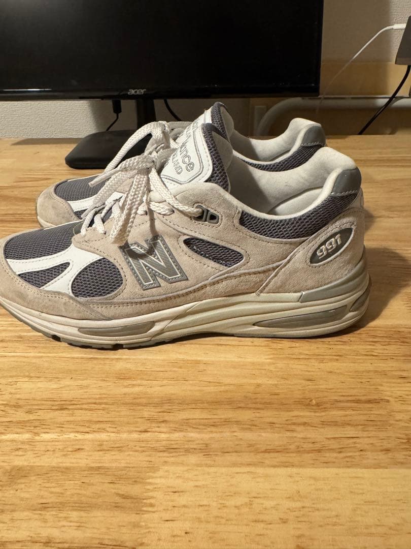New Balance 991v2 Light Gray 27cm #PFET4H