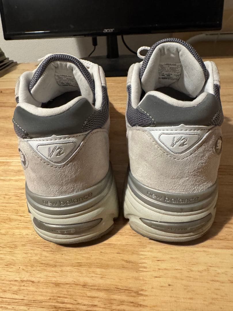 New Balance 991v2 Light Gray 27cm #PFET4H