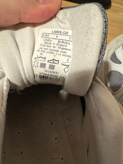 New Balance 991v2 Light Gray 27cm #PFET4H