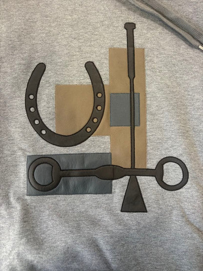 HERMES Gray Hoodie Size S #QYJ3GB