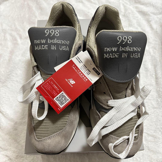 New Balance U998GR 27.5cm Gray Sneakers #PG25CC