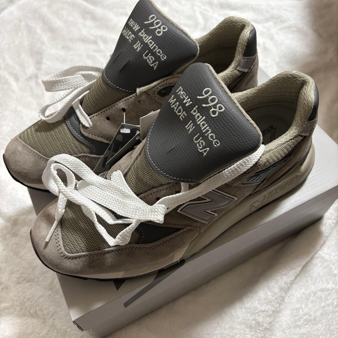 New Balance U998GR 27.5cm Gray Sneakers #PG25CC