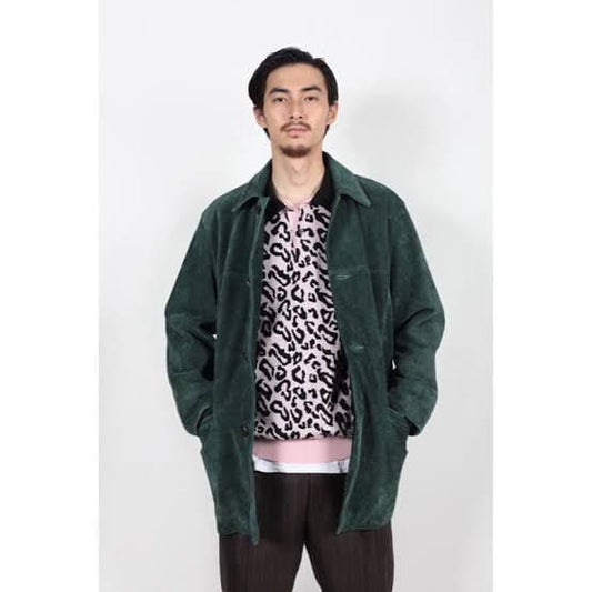21SS Wacko Maria Leather Coat Suede Leather Coat #PFIVYJ