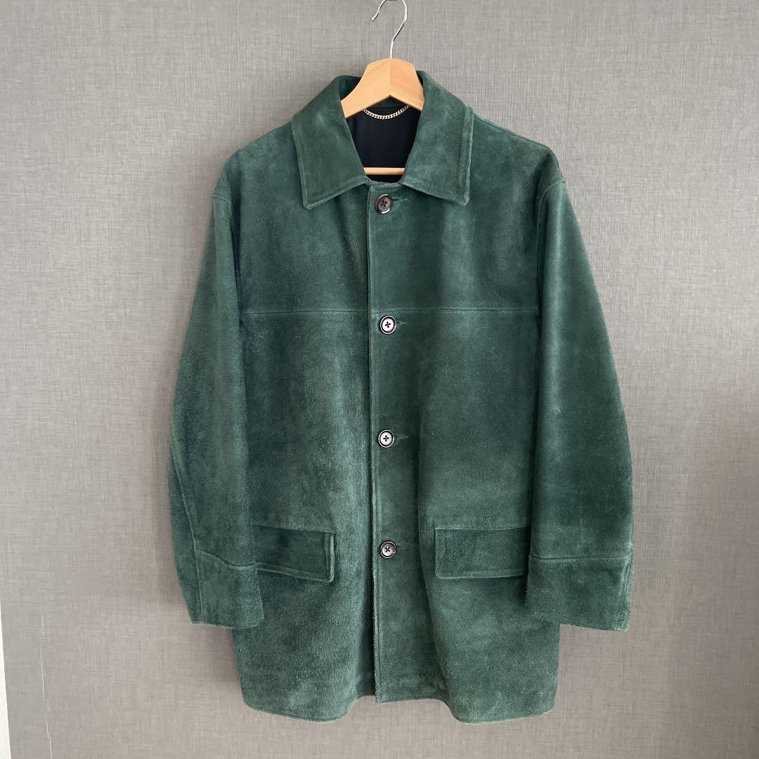 21SS Wacko Maria Leather Coat Suede Leather Coat #PFIVYJ