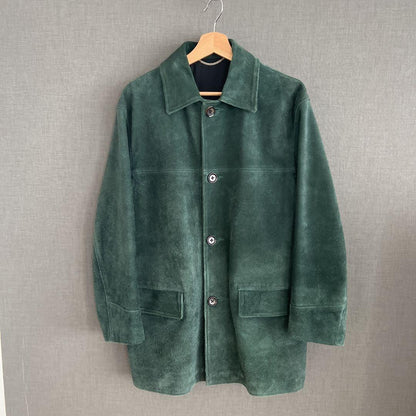 21SS Wacko Maria Leather Coat Suede Leather Coat #PFIVYJ