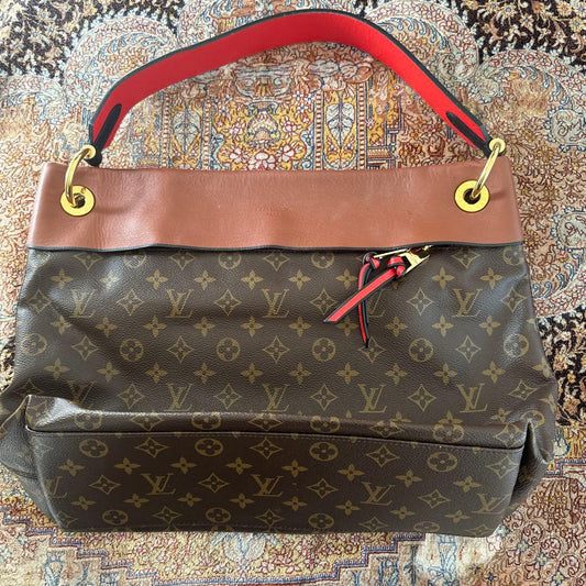LOUIS VUITTON Monogram Tote Bag with One Handle #QY9V11