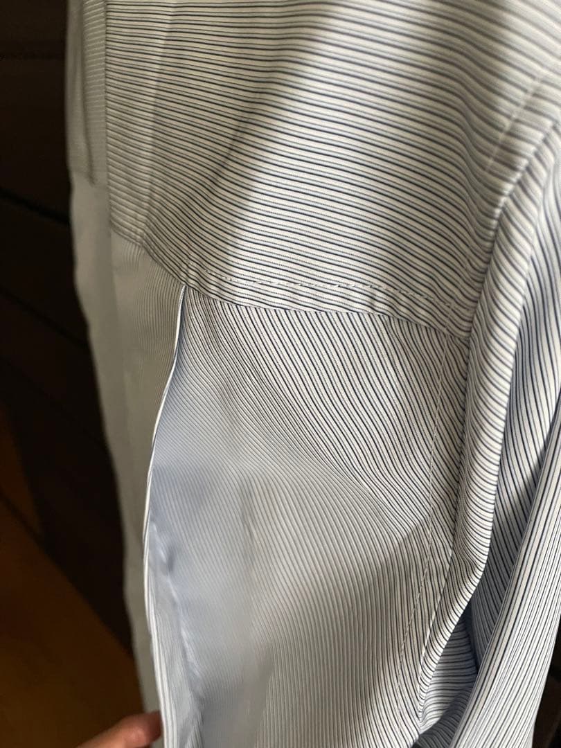 Balenciaga Cocoon Silhouette Striped Shirt #QYDPUS