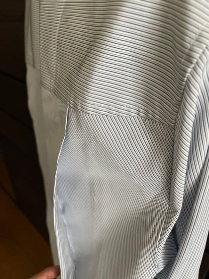 Balenciaga Cocoon Silhouette Striped Shirt #QYDPUS