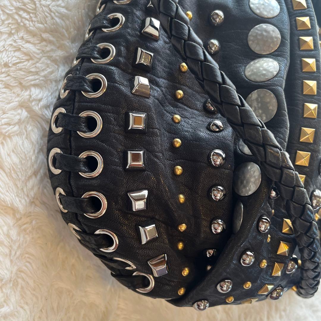 Miu Miu 2-Way Black 2-Way Shoulder Bag #QY09QK