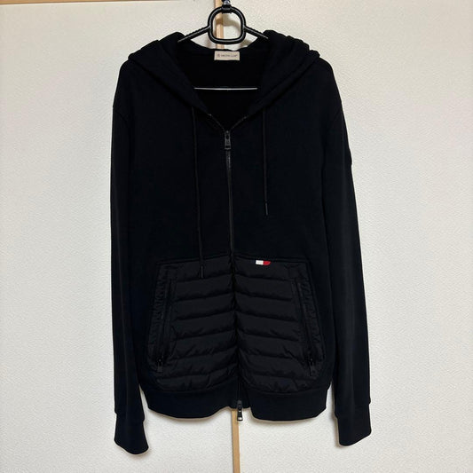 MONCLER hooded parka in black #QY6G3U