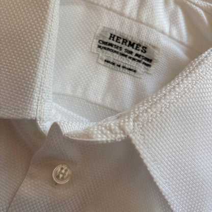 Custom-made HERMES white dress shirt #QY1AM0