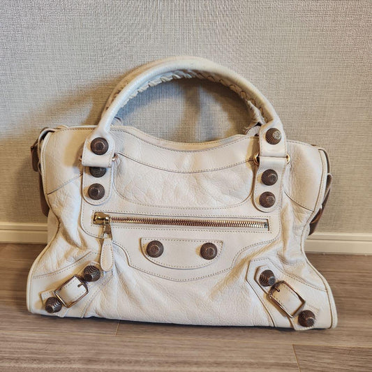 Balenciaga Leather Handbag Cleaned #QYF9HW