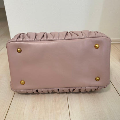 Italian-made Miu Miu Matelass? Shoulder Handbag #QY13PS