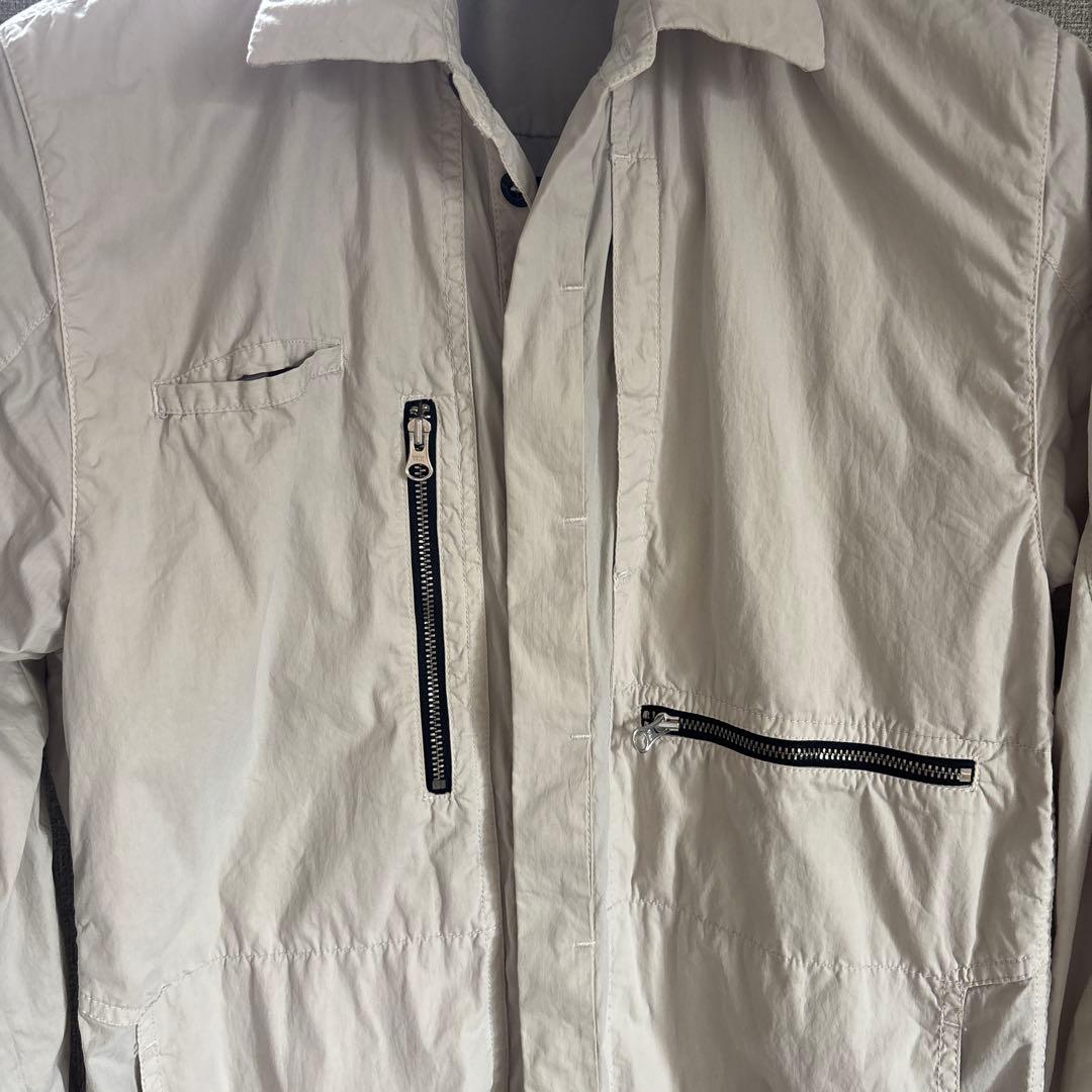 Stone Island, beige long shirt, size S #PGEL0W