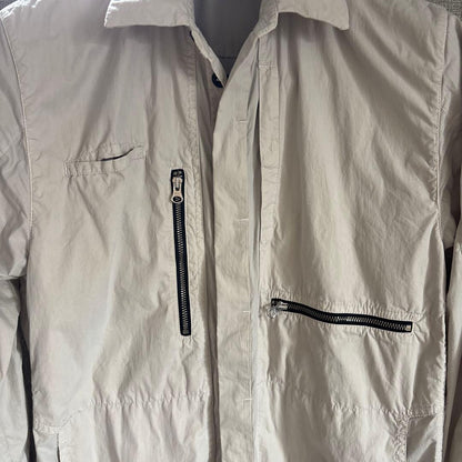 Stone Island, beige long shirt, size S #PGEL0W