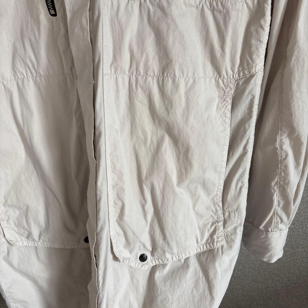 Stone Island, beige long shirt, size S #PGEL0W