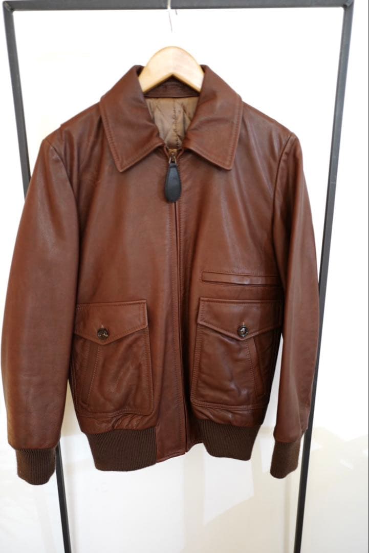 Maison MargielaBrown Leather Jacket #QY4PTL