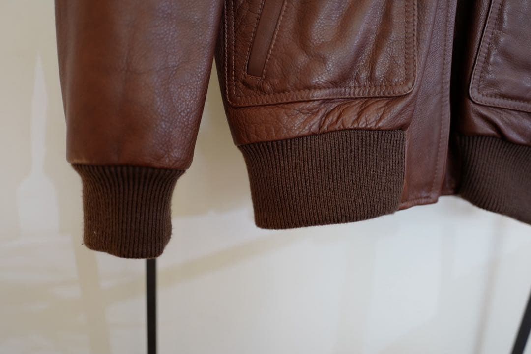 Maison MargielaBrown Leather Jacket #QY4PTL