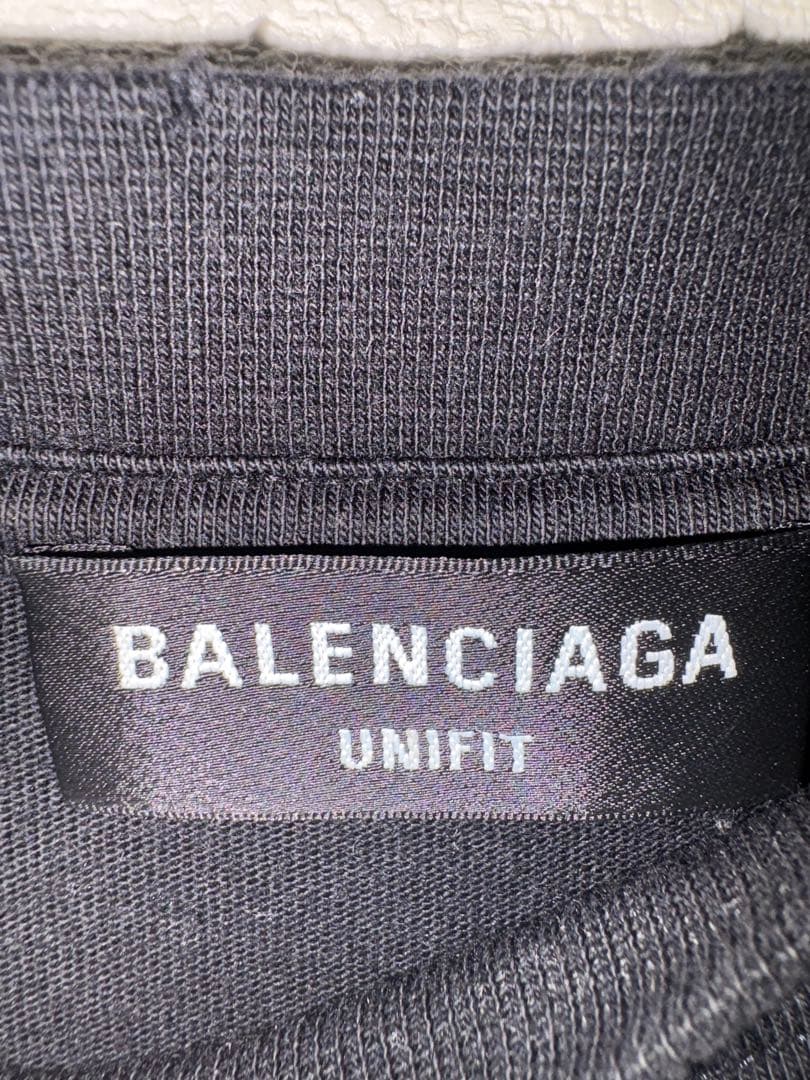 Balenciaga 2022SS Long T-shirt, Crushed, Size L #QY4JAK