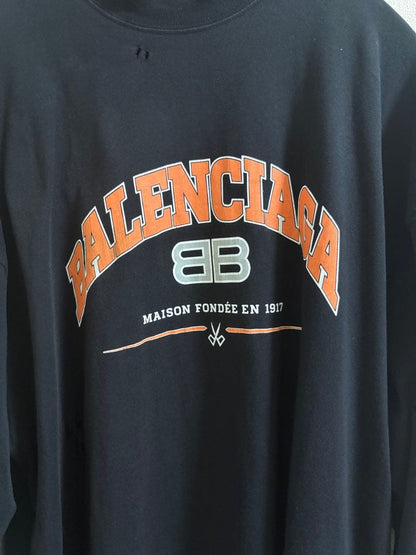 Balenciaga 2022SS Long T-shirt, Crushed, Size L #QY4JAK