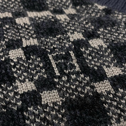 80s 90s FENDI jacquard all-over print sweater, old Fendi #QYIWL8