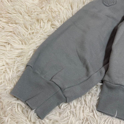 LOUIS VUITTON 3D Padded Embroidered Hoodie Gray Small #QY30N6