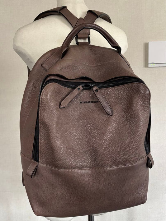 BURBERRY brown leather backpack #QYDQKD