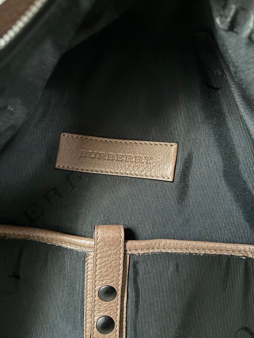 BURBERRY brown leather backpack #QYDQKD