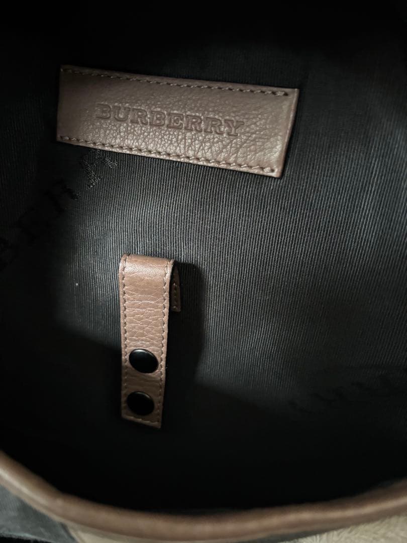 BURBERRY brown leather backpack #QYDQKD