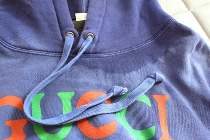 GUCCI 19SS Interlocking G Pullover Hoodie L Authentic #QYGAN0