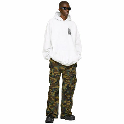BALENCIAGA XXS Balenciaga Barcode Logo Hoodie Parka #QYH5UP