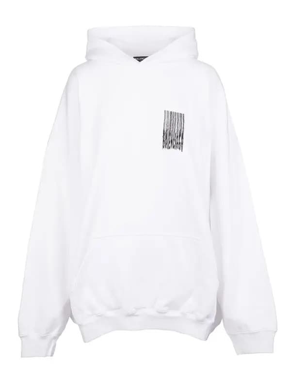 BALENCIAGA XXS Balenciaga Barcode Logo Hoodie Parka #QYH5UP