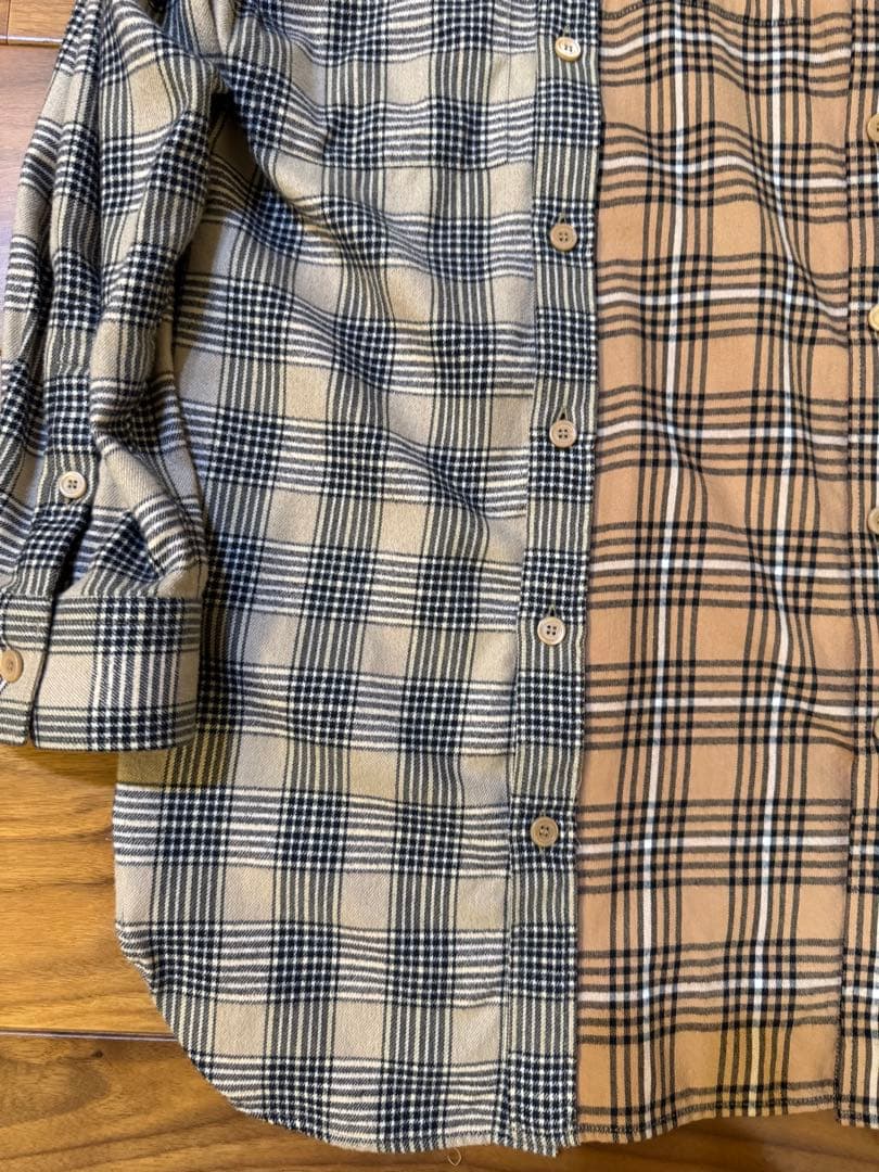 Burberry winter 2020 flannel shirt #PG4XVO