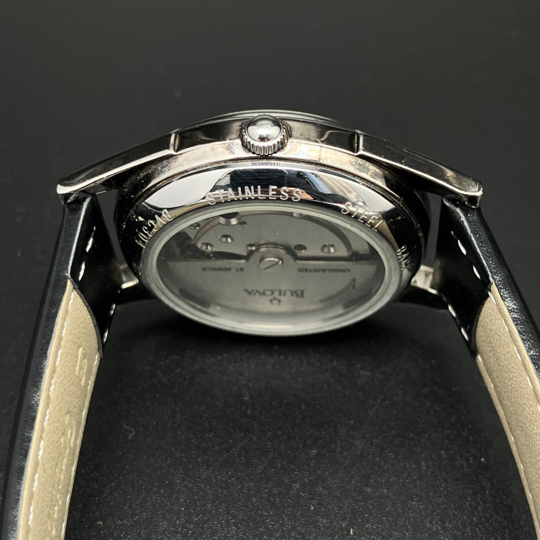 Bulova BVC304 watch with skeleton case back #QYI85N
