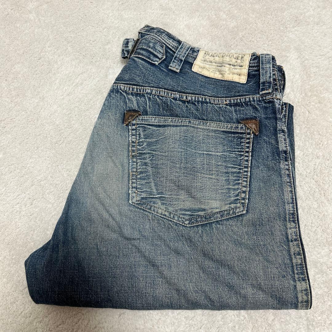 DUCK DIGGER Warehouse Loose Denim Cinch Bag, Size 34 #QYJK0L